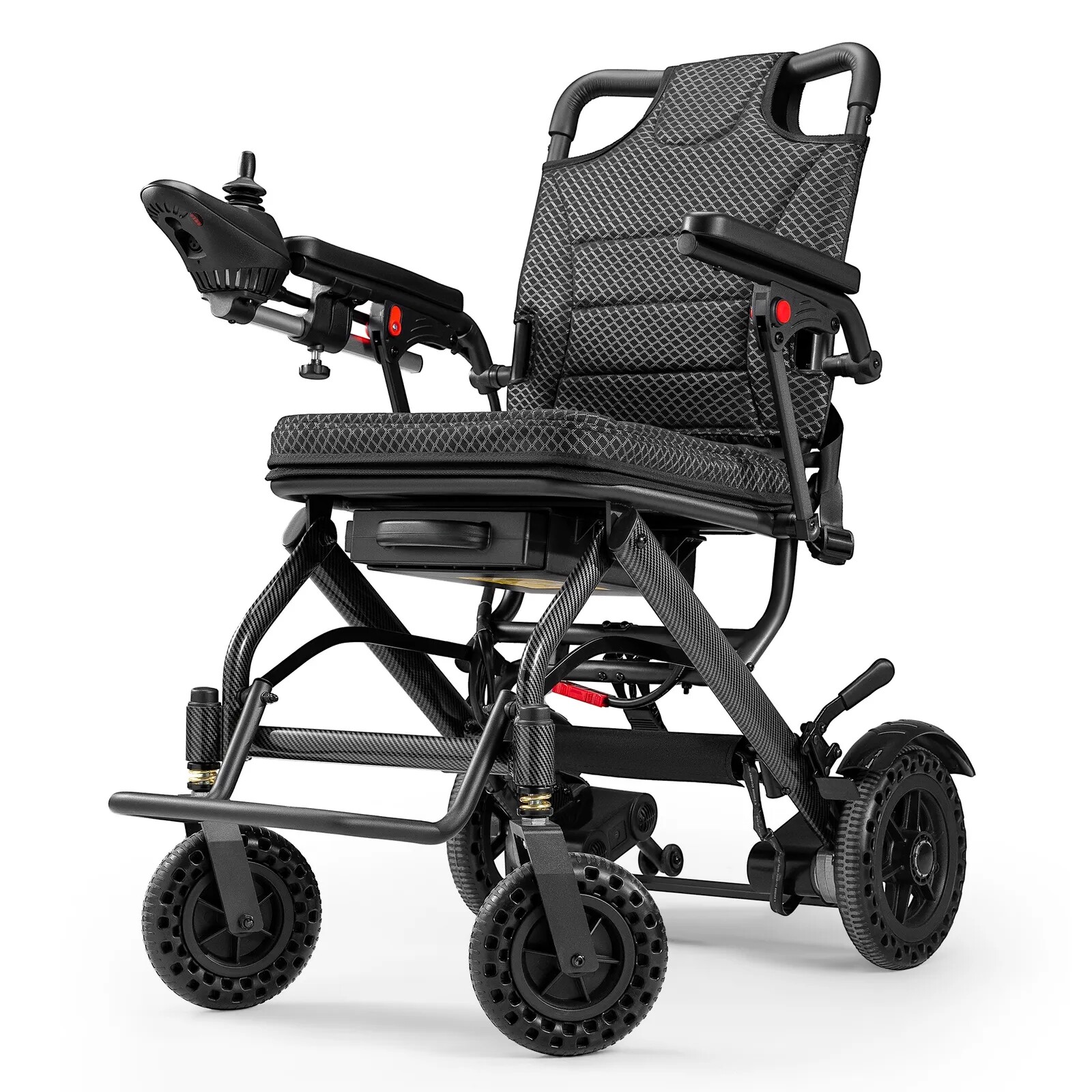 Used Foldable Electric Wheelchairs Intelligent Lightweight For Airline