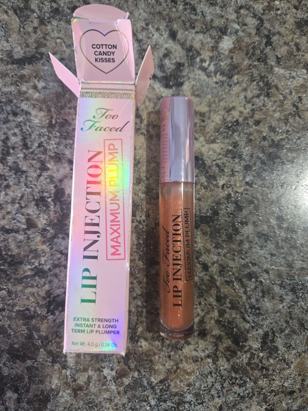 Too Faced Lip Injection Maximum Plump Cotton Candy Kisses 4.0g | Plumping Gloss