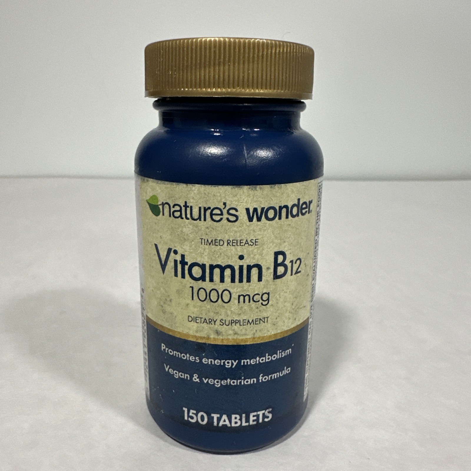 Vitamin B12 1000 mcg Timed Release Tablets for Energy/ Metabolism, exp 6/2029