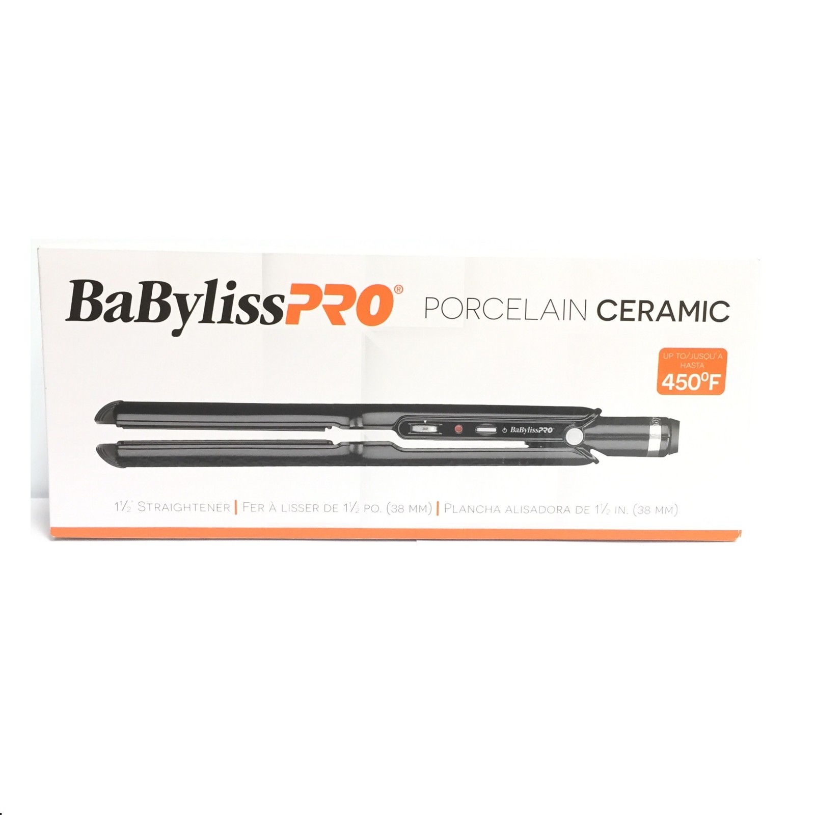 Babyliss PRO Porcelain Ceramic Straightener Iron 1 1/2″, Model BP9559UC