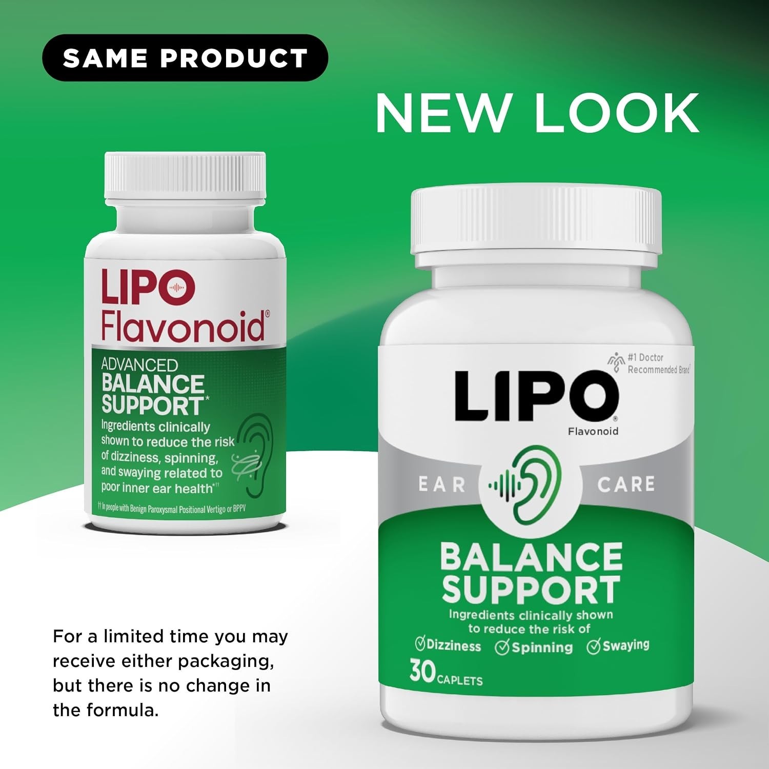 LIPO Balance Support – Daily Inner Ear & Balance Formula