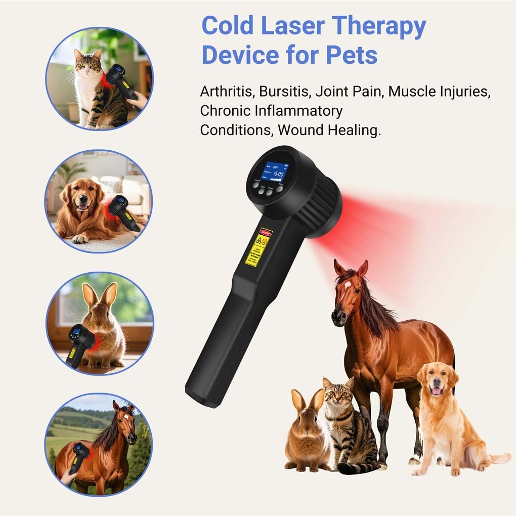 5W LLLT Cold Laser Therapy 808nm 650nm 25 Diodes for Wrist Pain Sciatica Relief