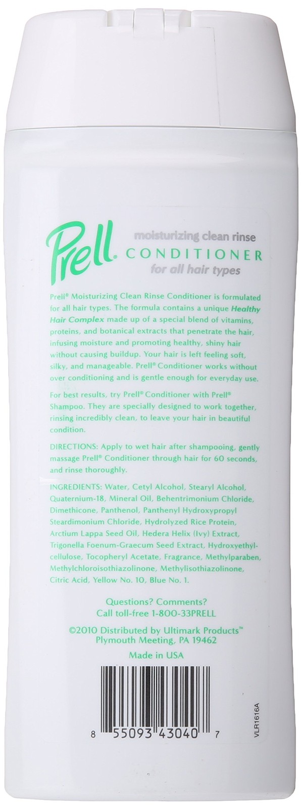 Prell Moisturizing Clean Rinse Conditioner 13.5 Fl 0Z – 3 Pack