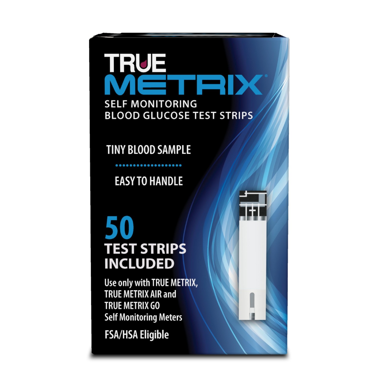 Self Monitoring Blood Glucose Test Strips, 50 Count