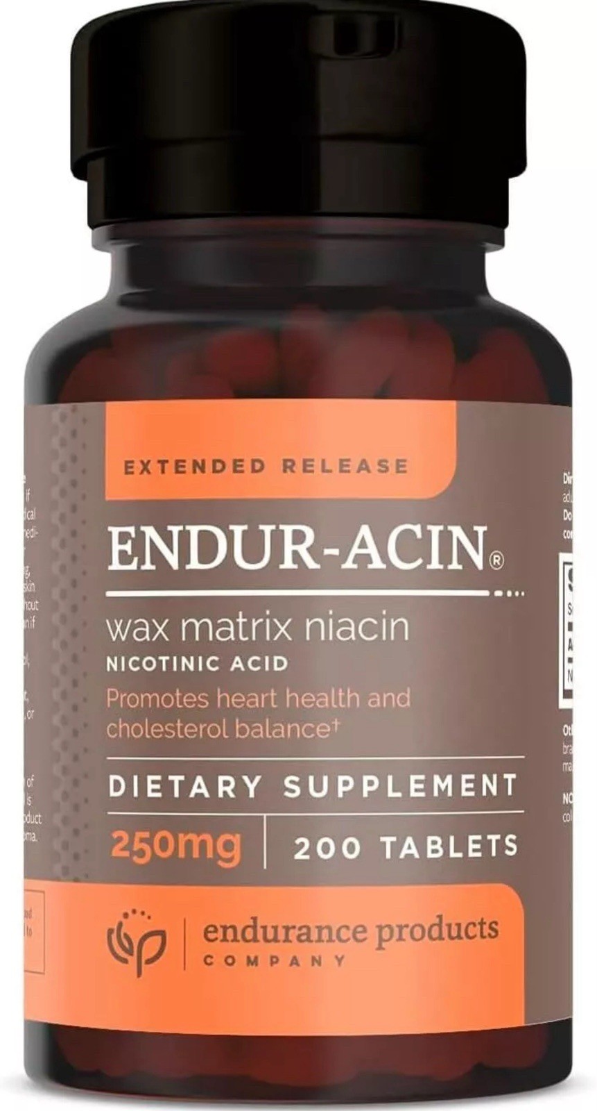ENDUR-ACIN 250Mg Niacin – Extended Release for Optimal Absorption & Low-Flush Vi