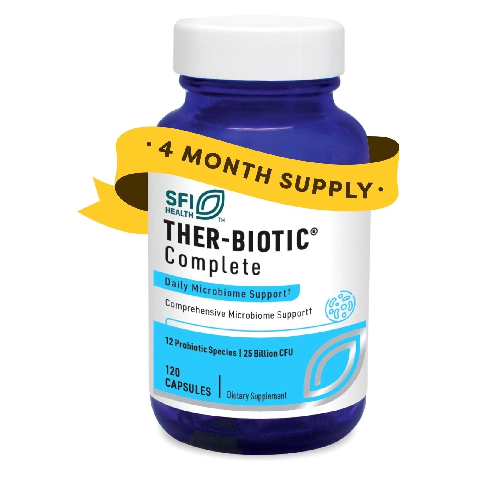 Klaire Labs SFI Health Ther-Biotic Complete 120 Capsules – EXP 2028+