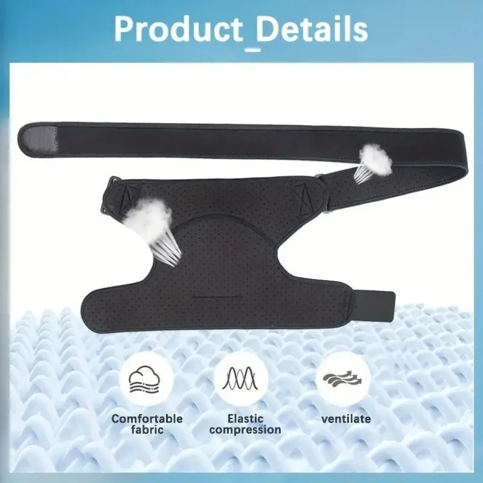 Shoulder Brace Support Compression Sleeve Torn Rotator Cuff Relief Joint AC Pain