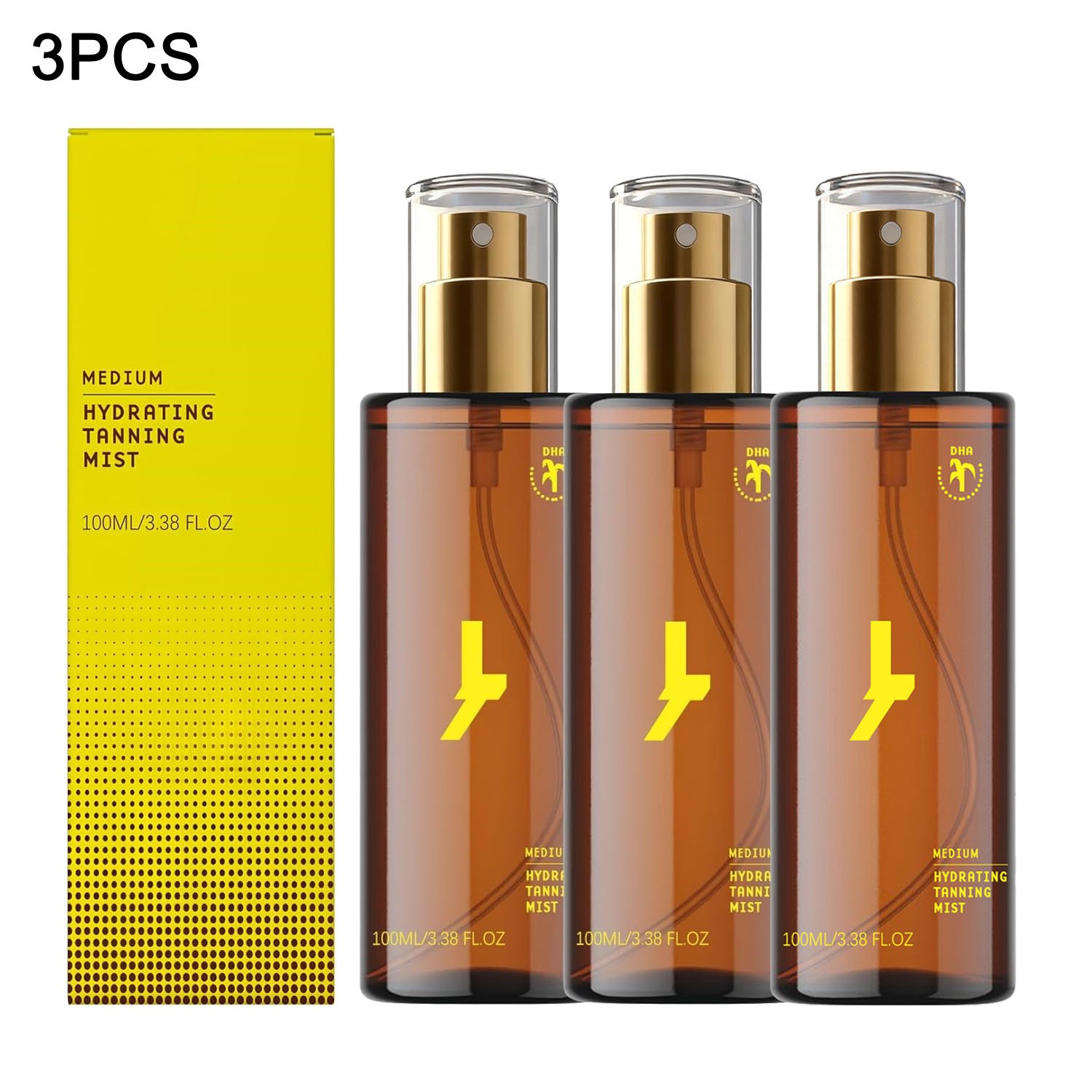 3X Face Tan Mist – Self Tanning Mist, Natural Looking, Gradual Sun Bronzing Glow