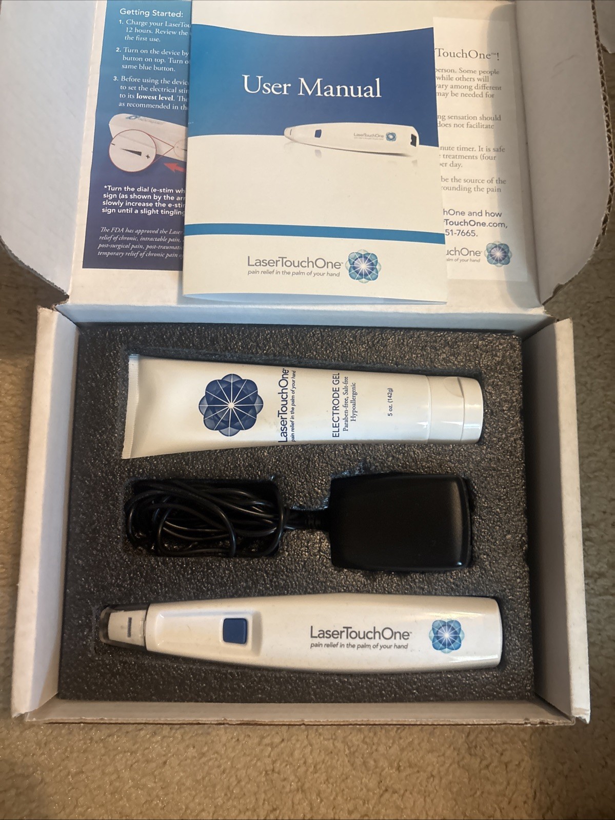 Laser Touch One Handheld Pain Relief Device Only Works When Plugged In***