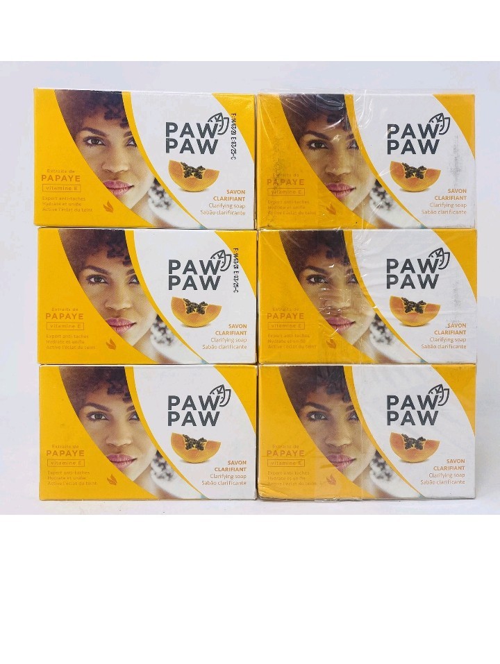 Paw Paw Clarifying Soap with Papaya Extract and Vitamin E, 3-Pack, 180g Each