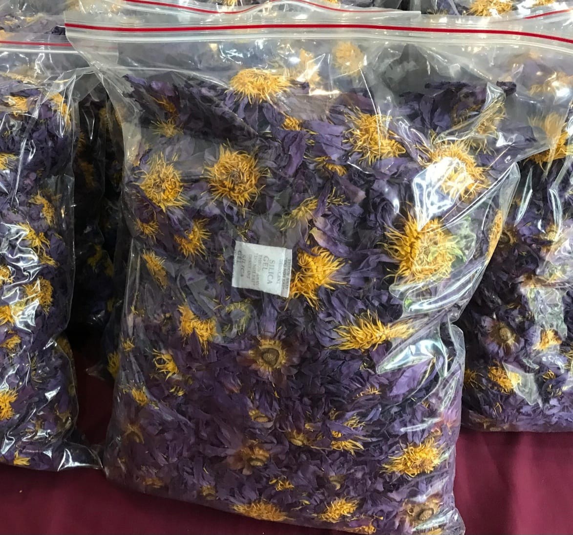 Ceylon Dried Blue Lotus Flowers Natural Hand Picked Herbal Healthy Tea