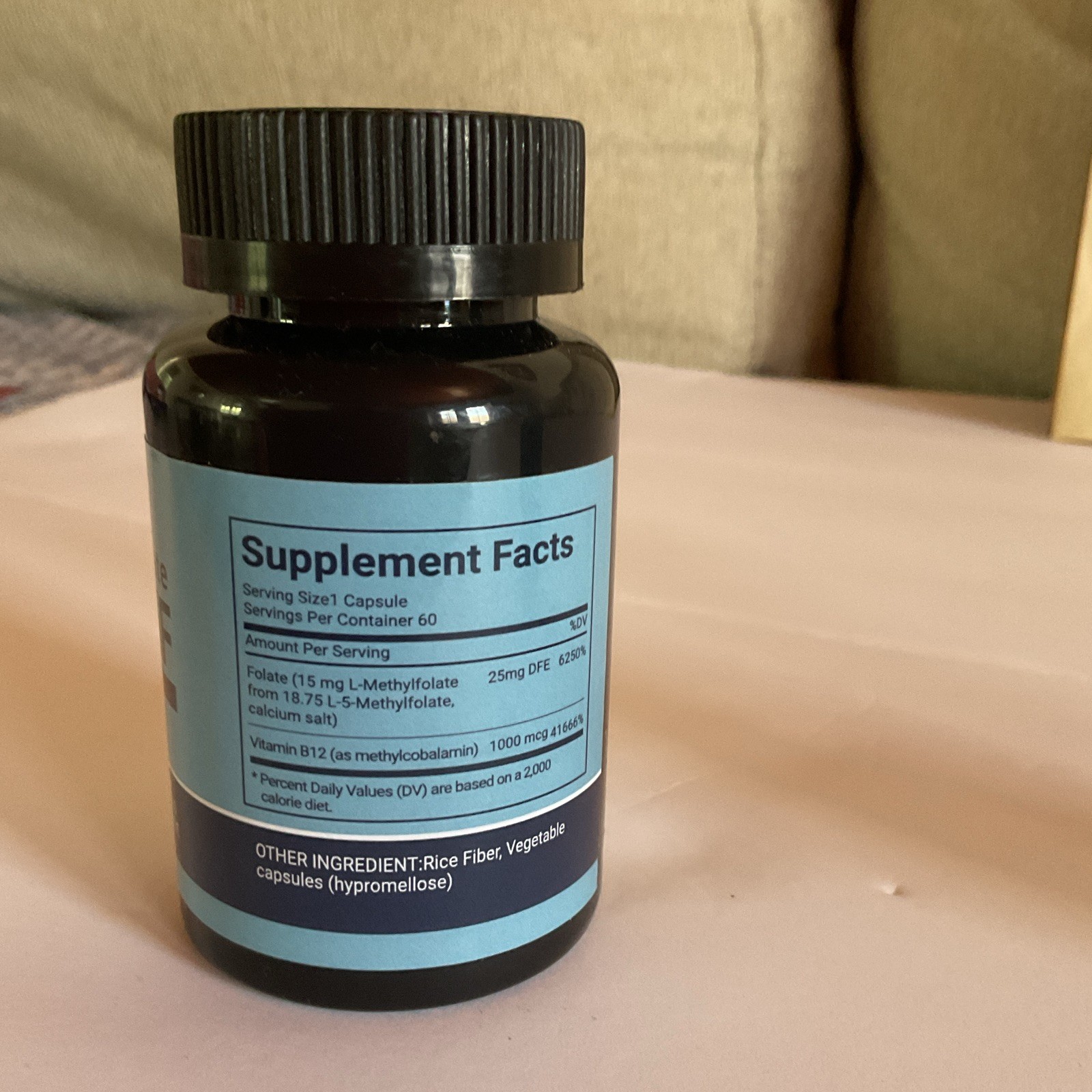 Boost & Balance L-Methylfolate 5-MTHF + Methyl B12 15mg 60ct + 60ml Berry Drops
