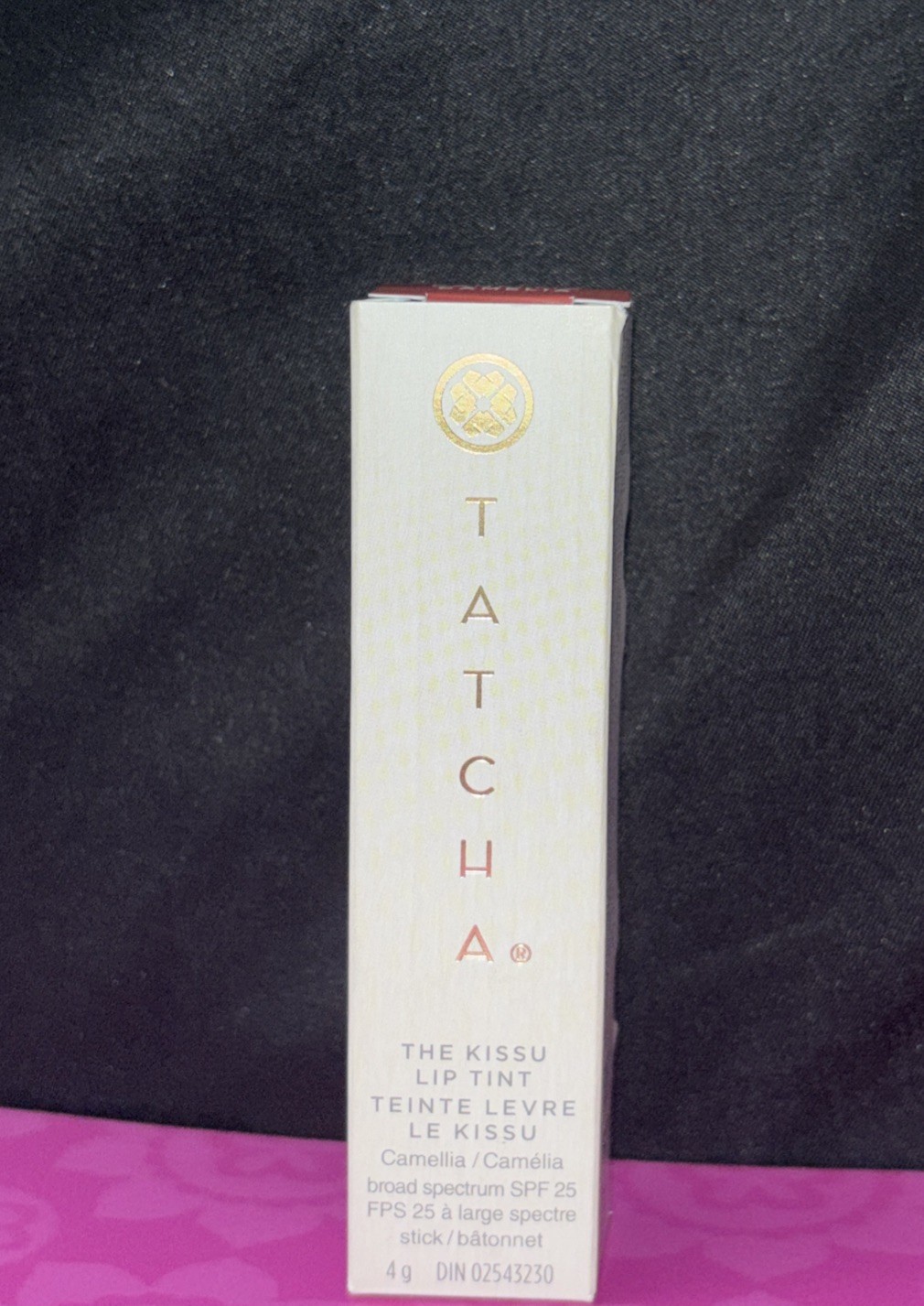 Tatcha The Kissu Lip Tint Shade: Camellia* SPF 25 Lip Balm 4g (BN)
