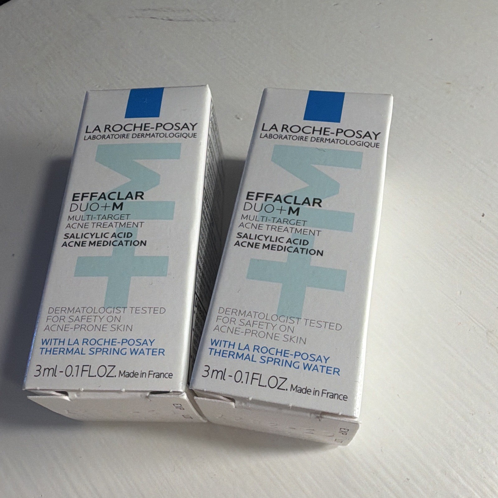 La Roche-Posay Effaclar Duo+M Acne Cream Salicylic Acid 0.1 fl oz Lot 2
