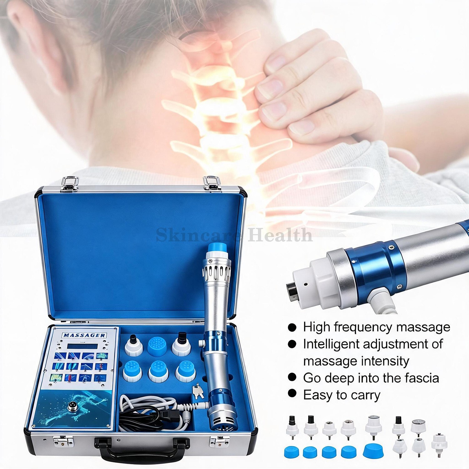 2026 Shockwave Therapy Machine Body Massage For Muscle Pain Removal ED Treatment