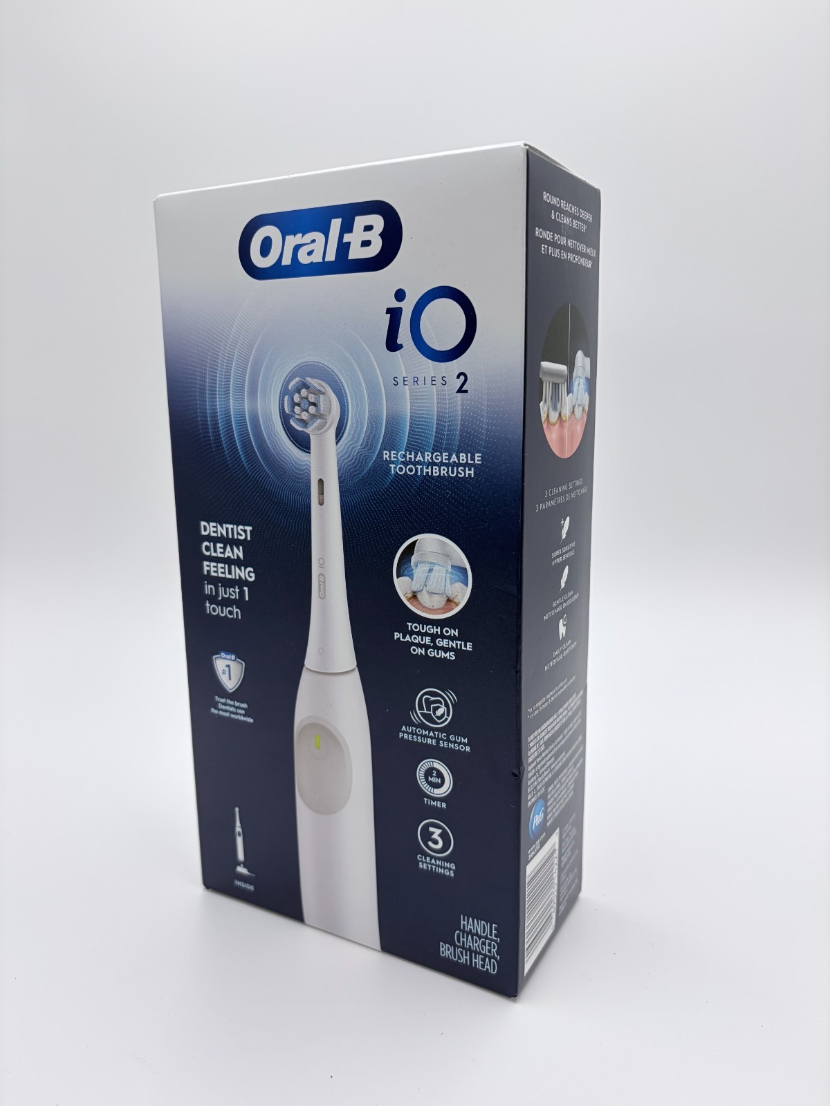 Oral-B iO Series 2 Rechargeable Electric Powered Toothbrush ~ WHITE ~ NEW SEALED