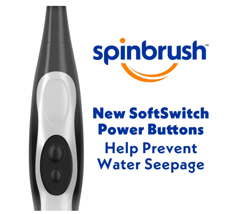 Spinbrush Charcoal Clean Battery-brush, Charcoal-Infused, electric 1-Count