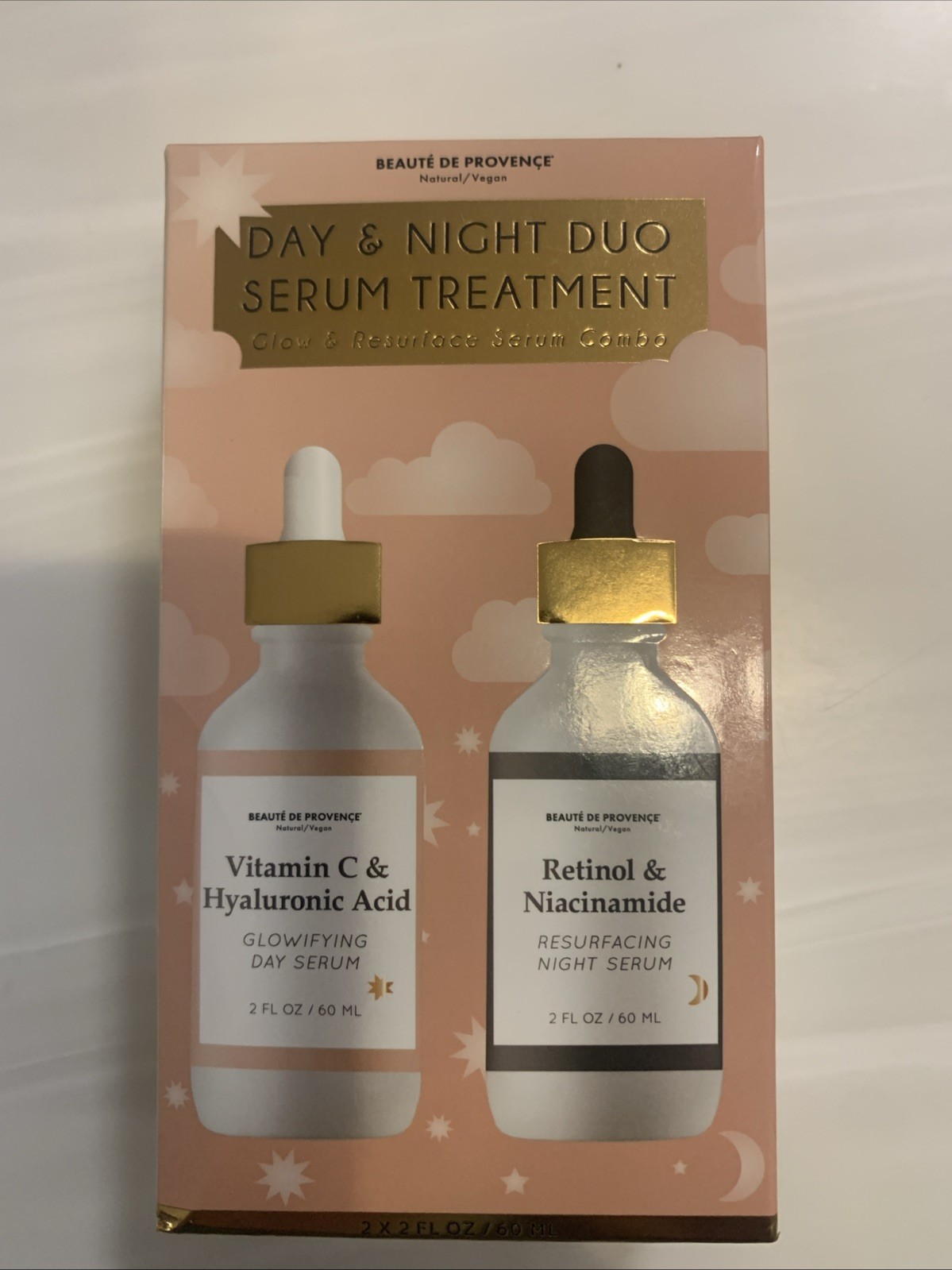 Day & Night Duo Serum Treatment Vitamin C & Hyaluronic + Retinol & Niacinamide