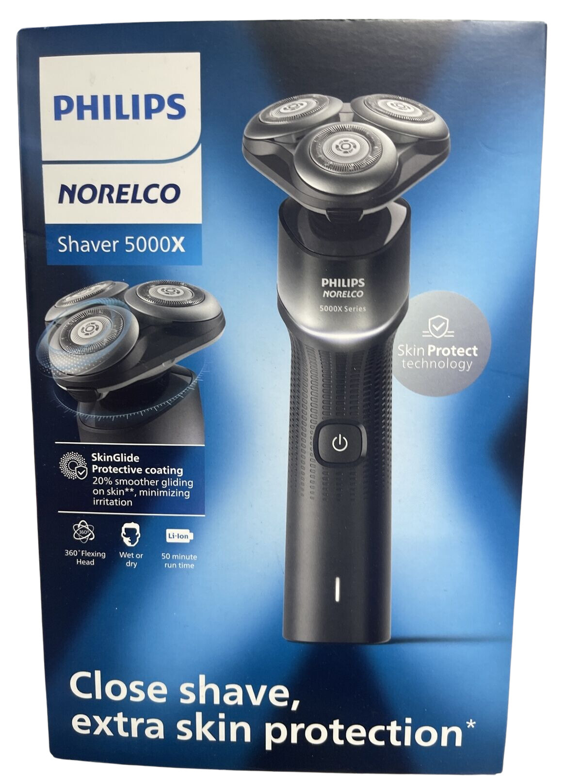 Black Norelco 5000X 3 Head Shaver