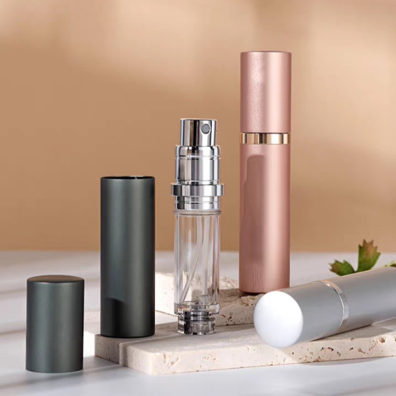 Mini Refillable Perfume Spray Bottles 5ml 10ml Atomizer Travel Cosmetic Vial