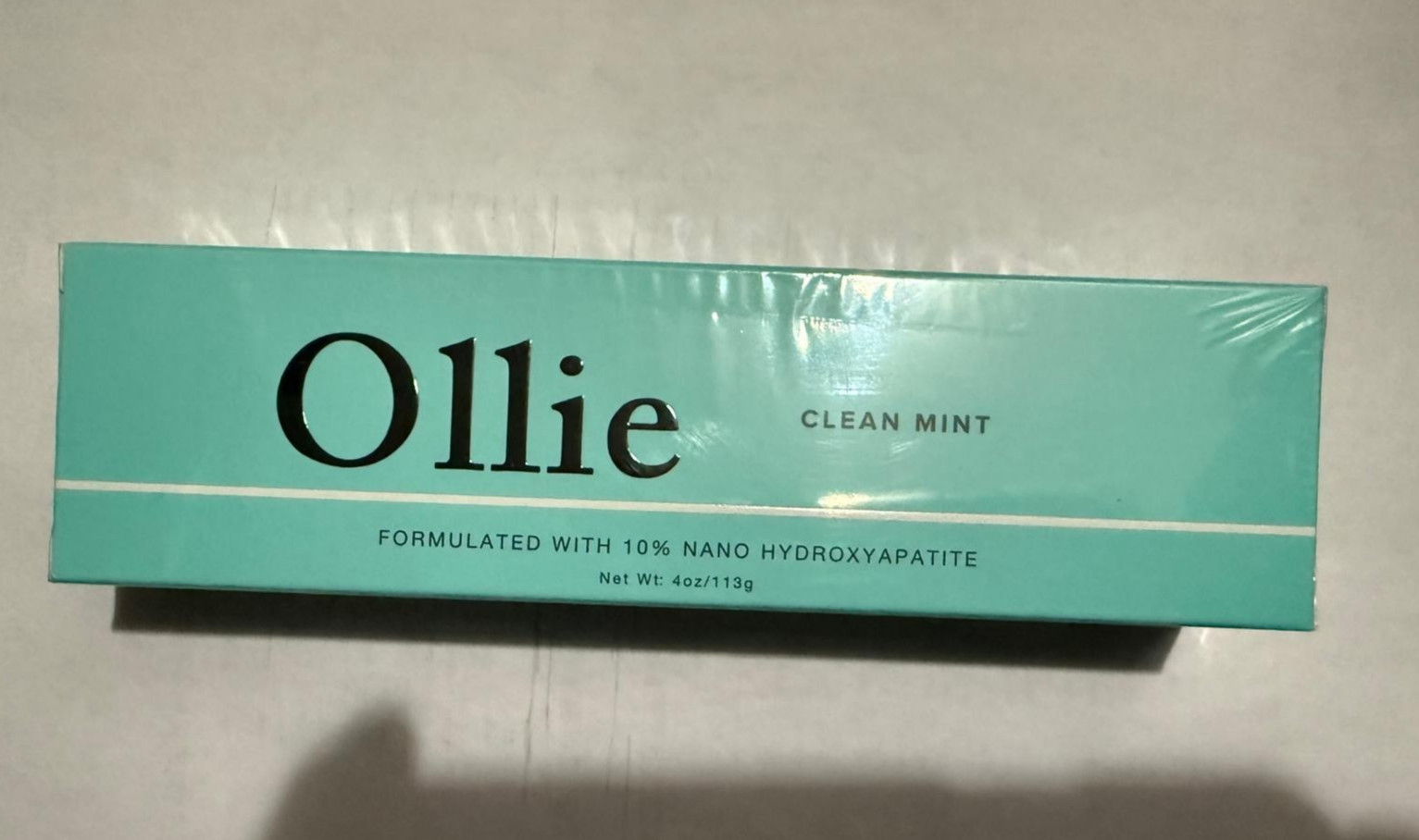 2 Pack Ollie Toothpaste Clean Mint (4oz Each) Nano Hydroxyapatite Enamel Repair