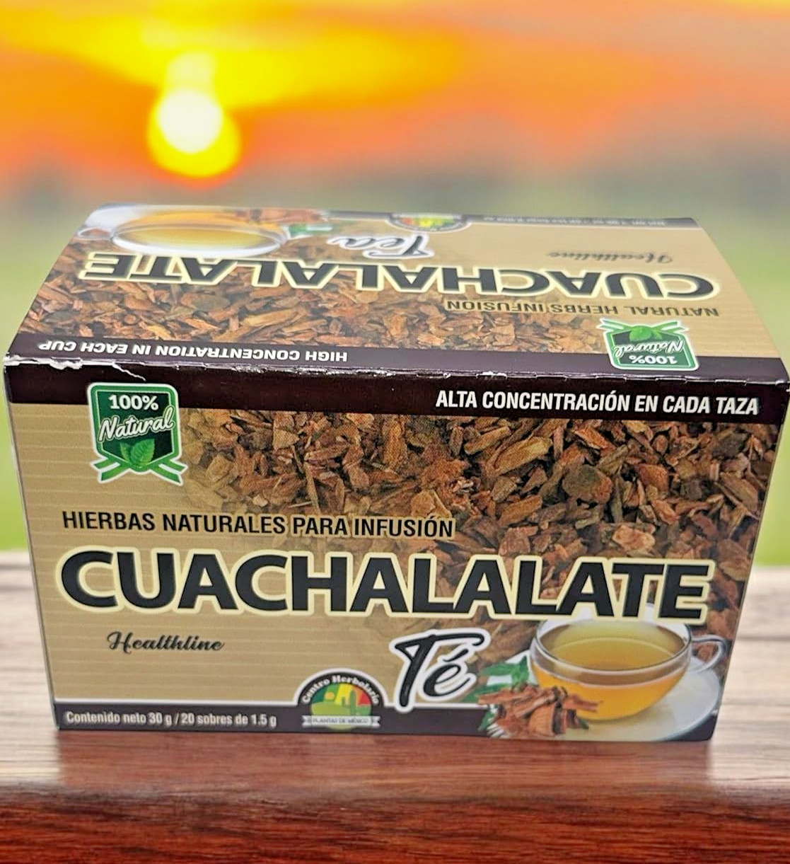 Te de cuachalalate 2 Pack 40 bolsitas Te De Cuachalalate 100% Natural