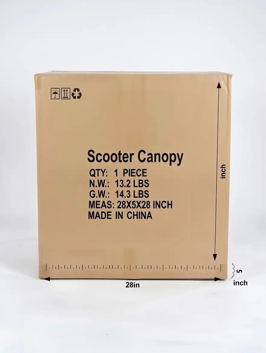 Mobility Scooter / ECV Sunshade Canopy with Hitch Tightener