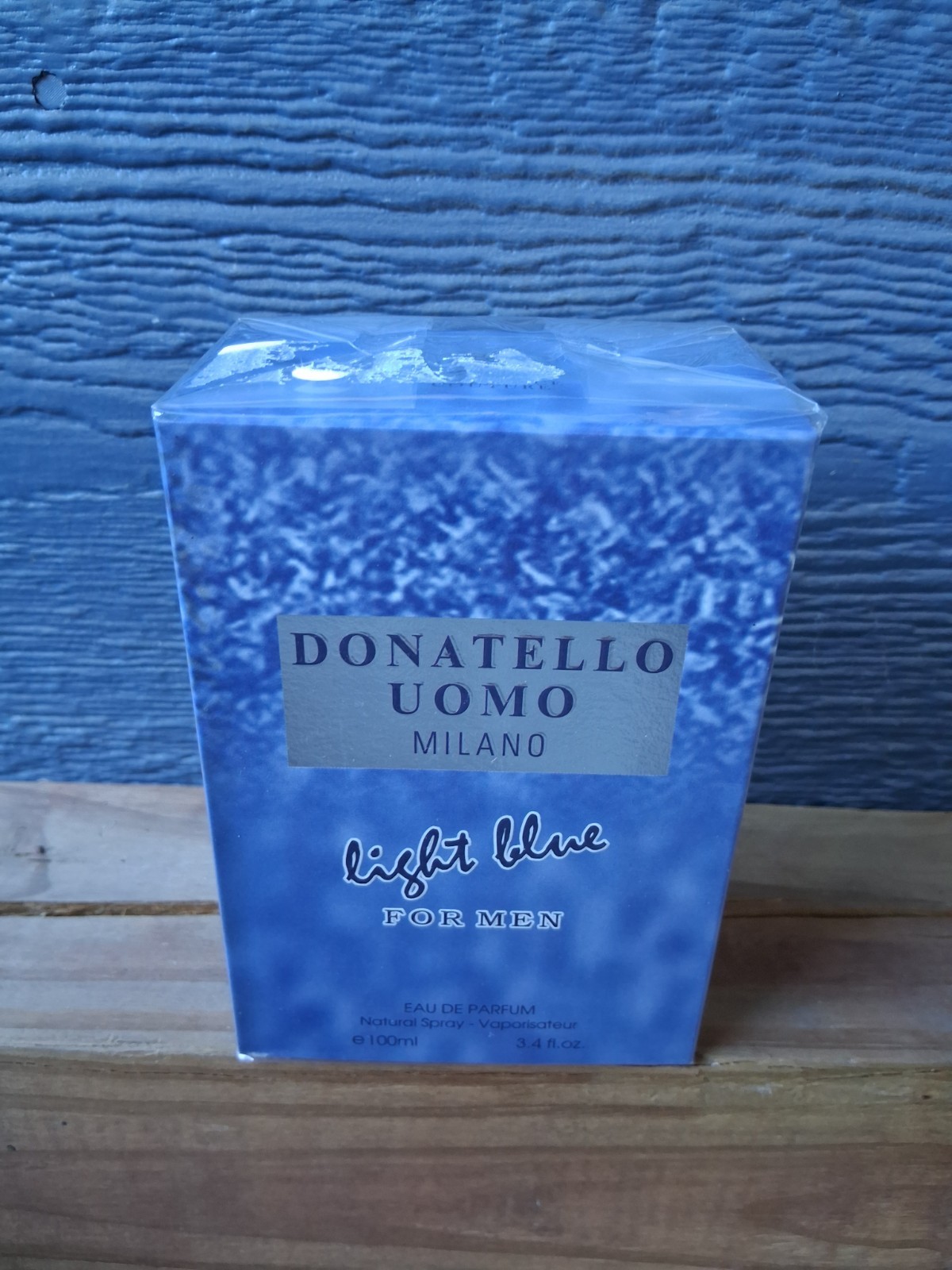 DONATELLO UOMO MILANO LIGHT BLUE for MEN designer 3.4 oz EDP cologne spray