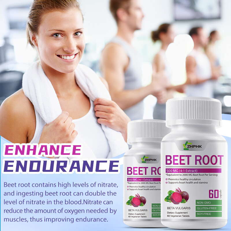 Organic Beet Root Capsules Extra Strength 2000mg Beetroot Powder Extract