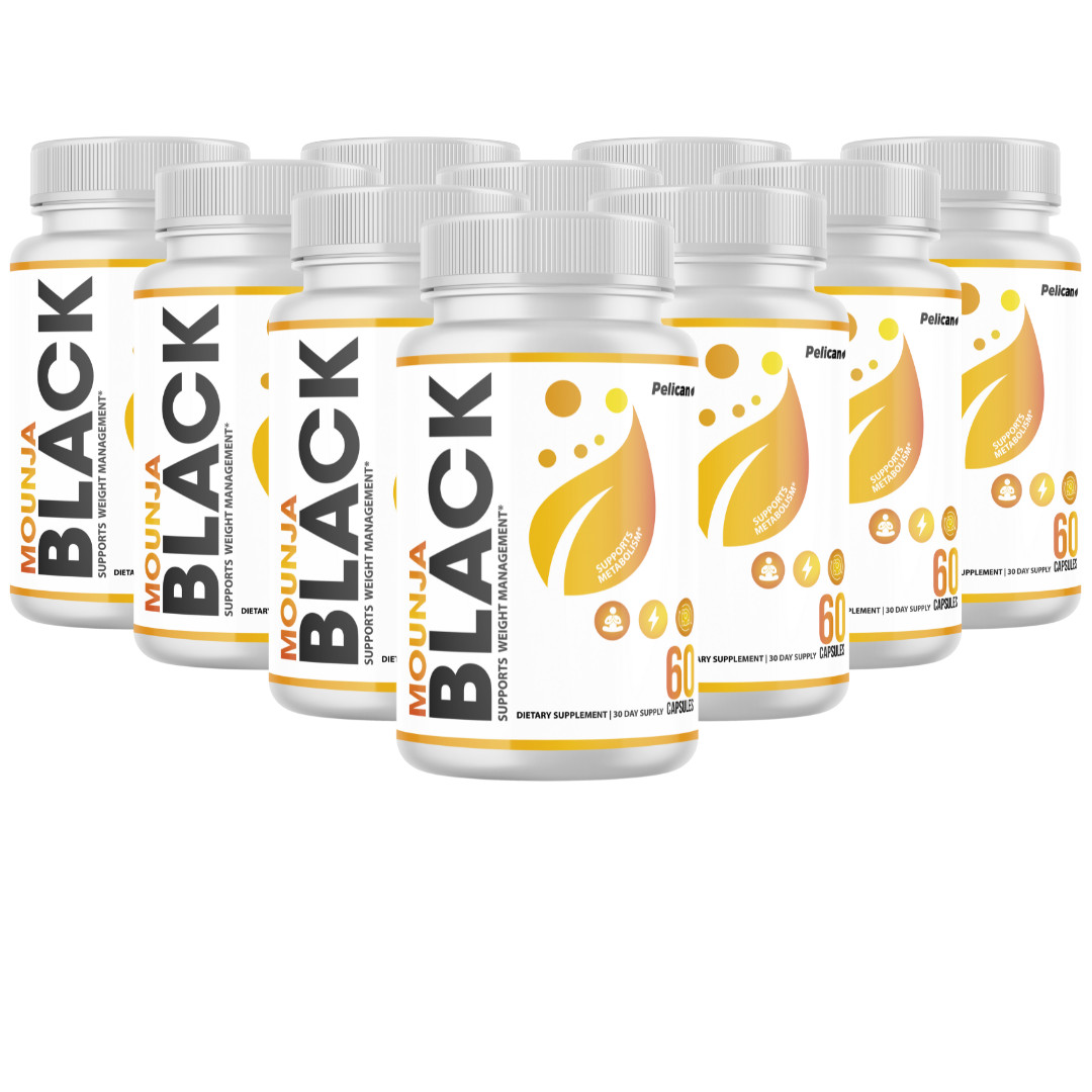 Mounja Black- Keto & Weight Support- 10 Bottles- 600 Capsules