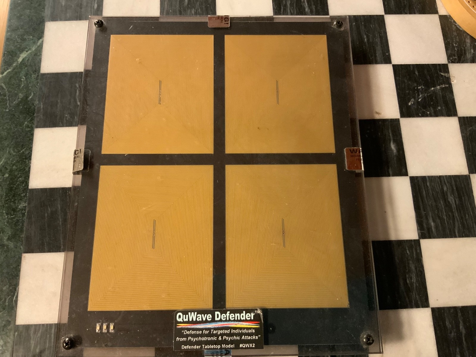 EMF Protection for Targeted Individuals. QuWave Tabletop Defender QWX2