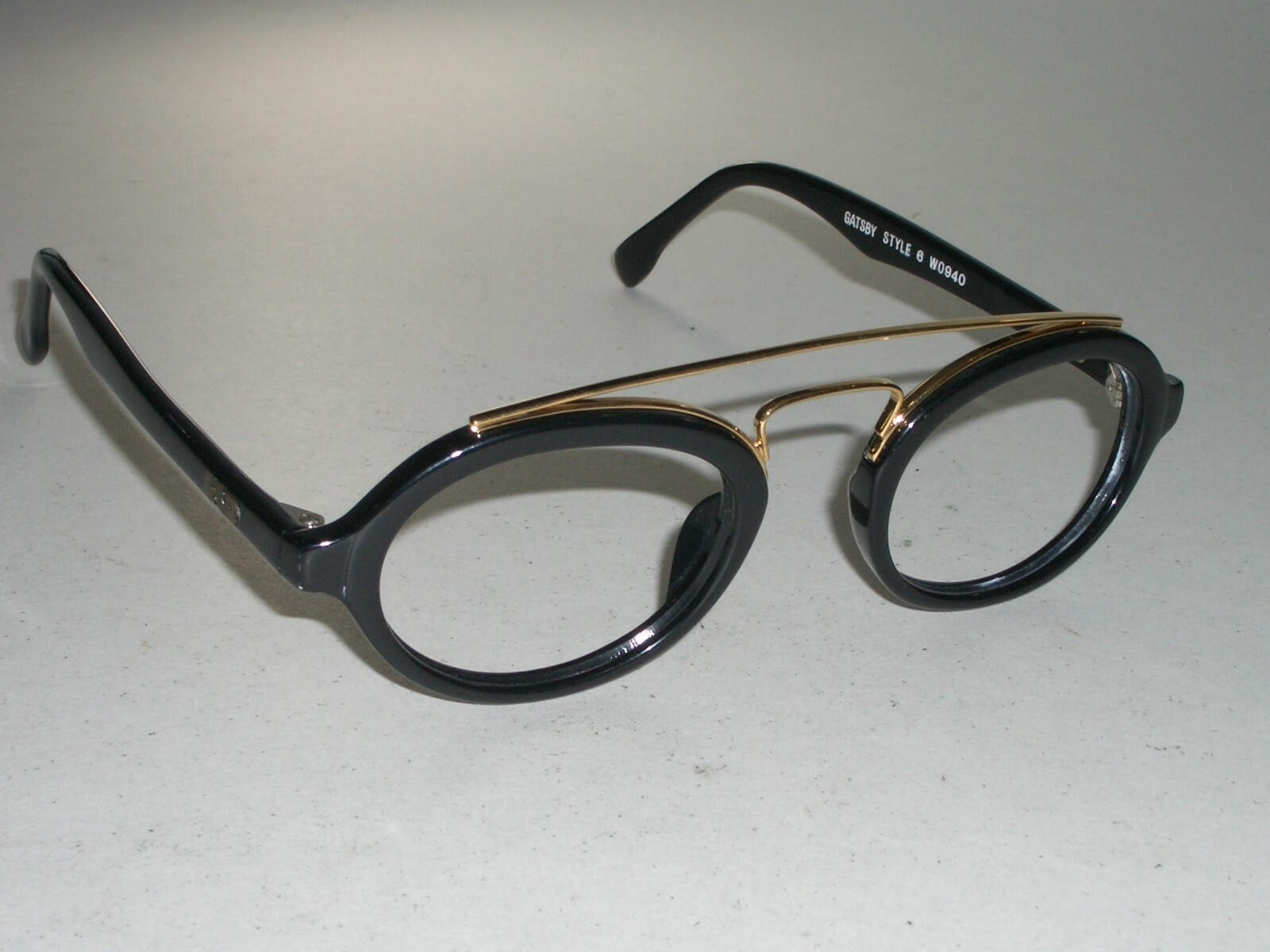 B&L RAY BAN GATSBY STYLE 6 W0940 SHINY BLACK EBONY SUNGLASSES/EYEGLASS FRAME NEW