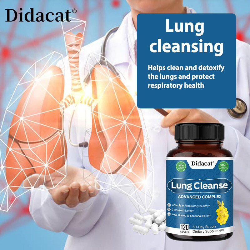 Lung Cleanse Advanced Complex Supplement Detox, Respiratory & Lung Health