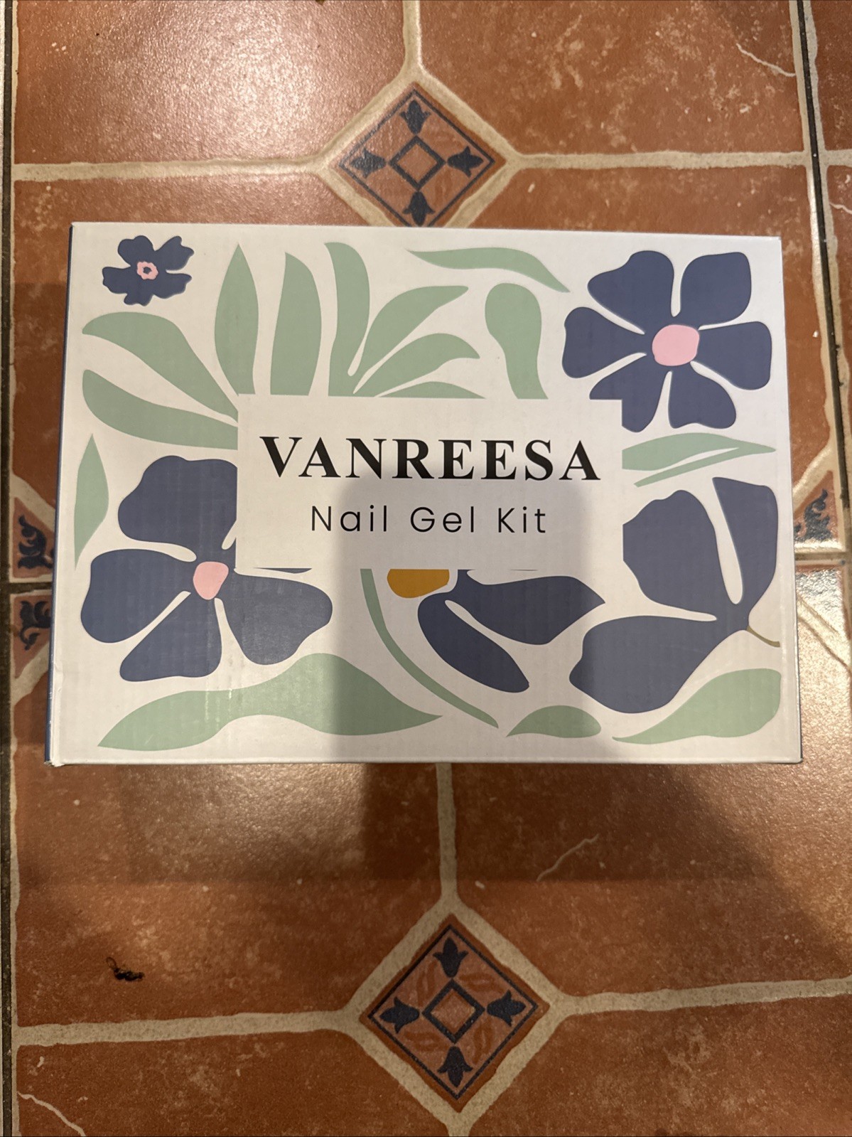 Vanreesa Nail Gel Kit New 24 Pcs Gel Nail 2 Top 1 Base Coat Polish Kit with U V