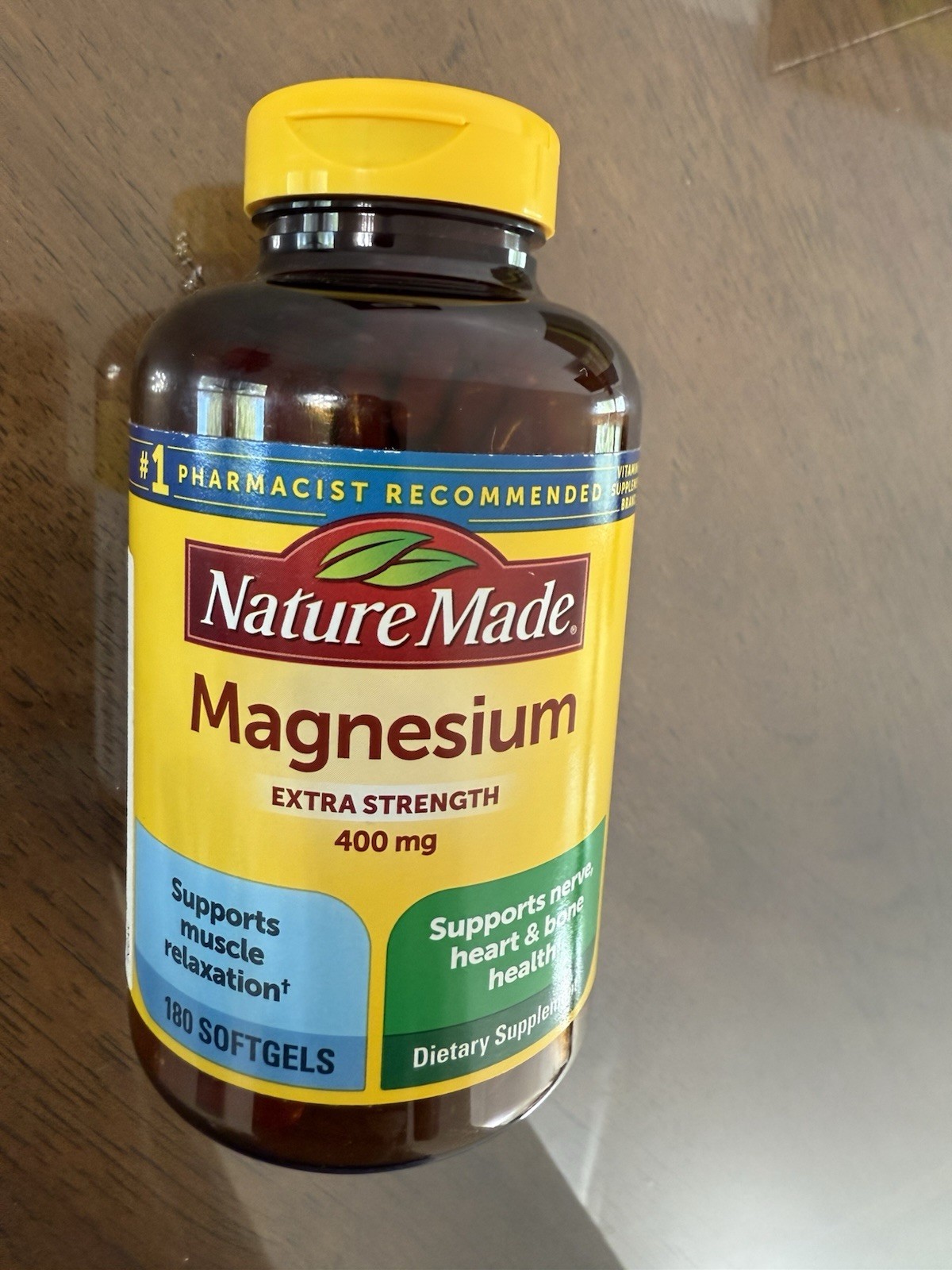 Nature Made Extra Strength Magnesium 400 mg 180 Liquid Softgels
