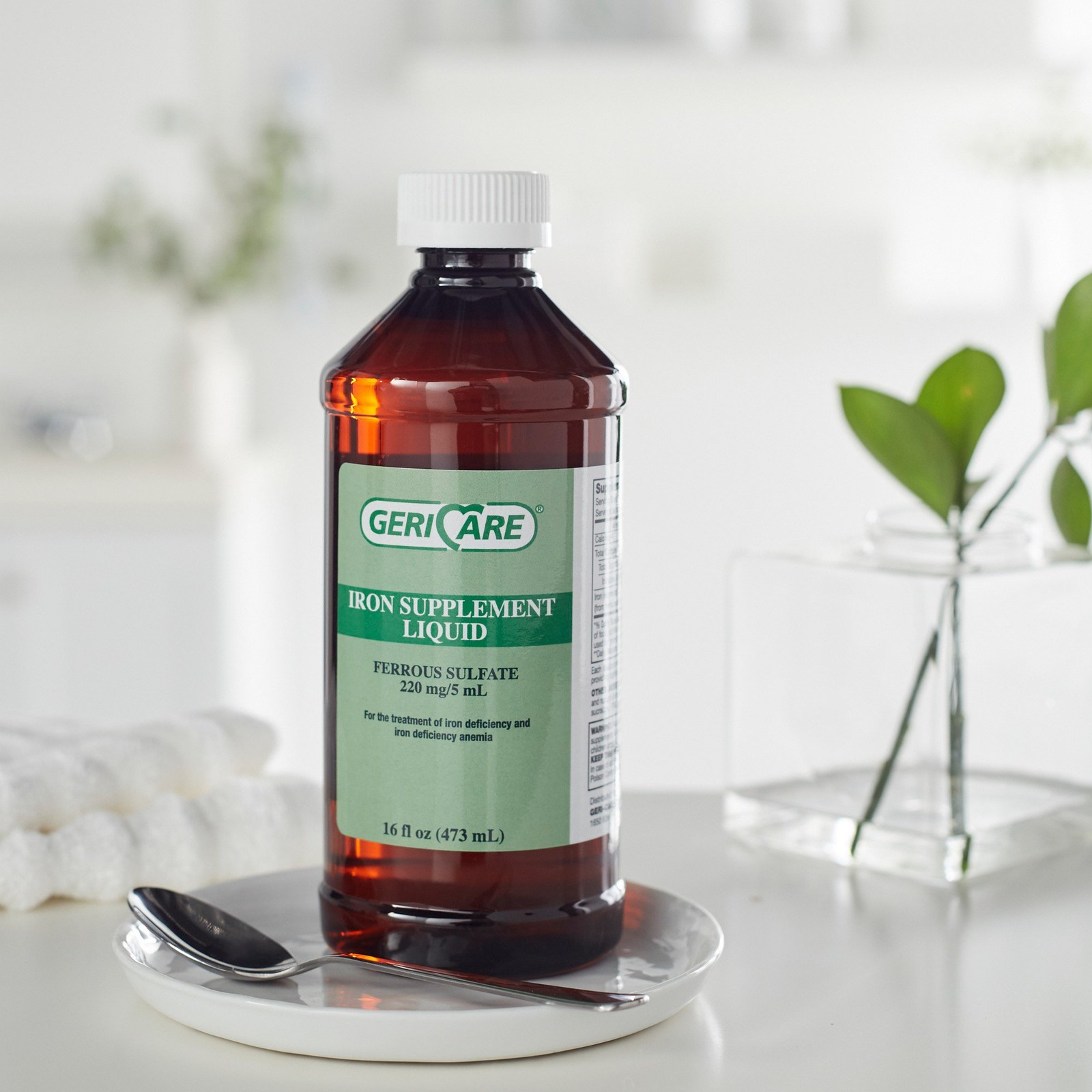 Geri-Care Iron Liquid 220 mg Q701-16-GCP 1 Bottle