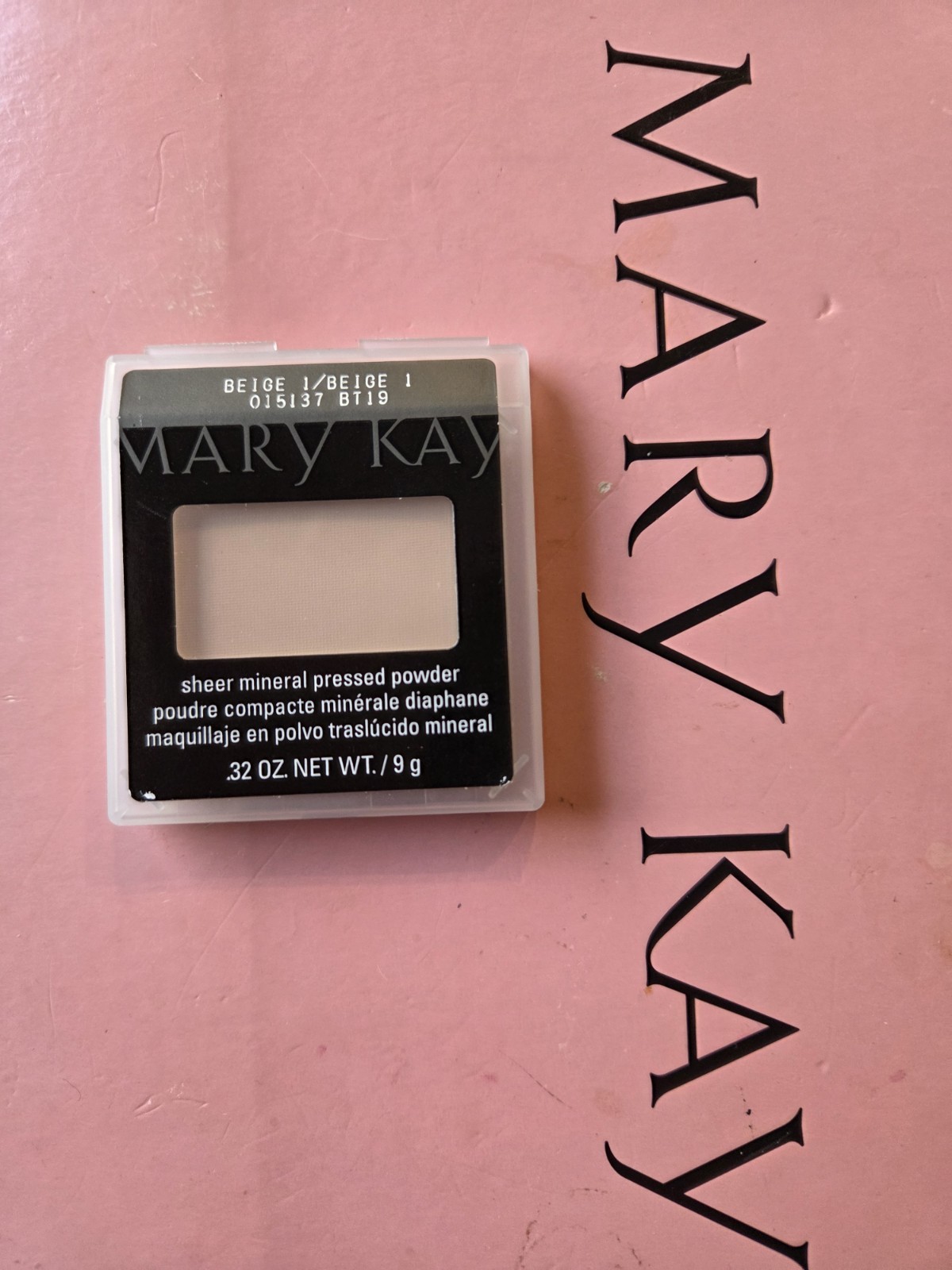 Mary Kay Sheer Mineral Pressed Powder BEIGE 1 #015137 New Discontinued