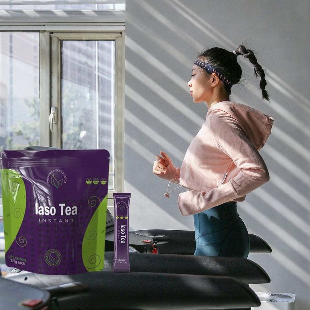 TBM instant IASO TEA- 2bags of 50 sachets Detox for weight loss EXP:12/20/26