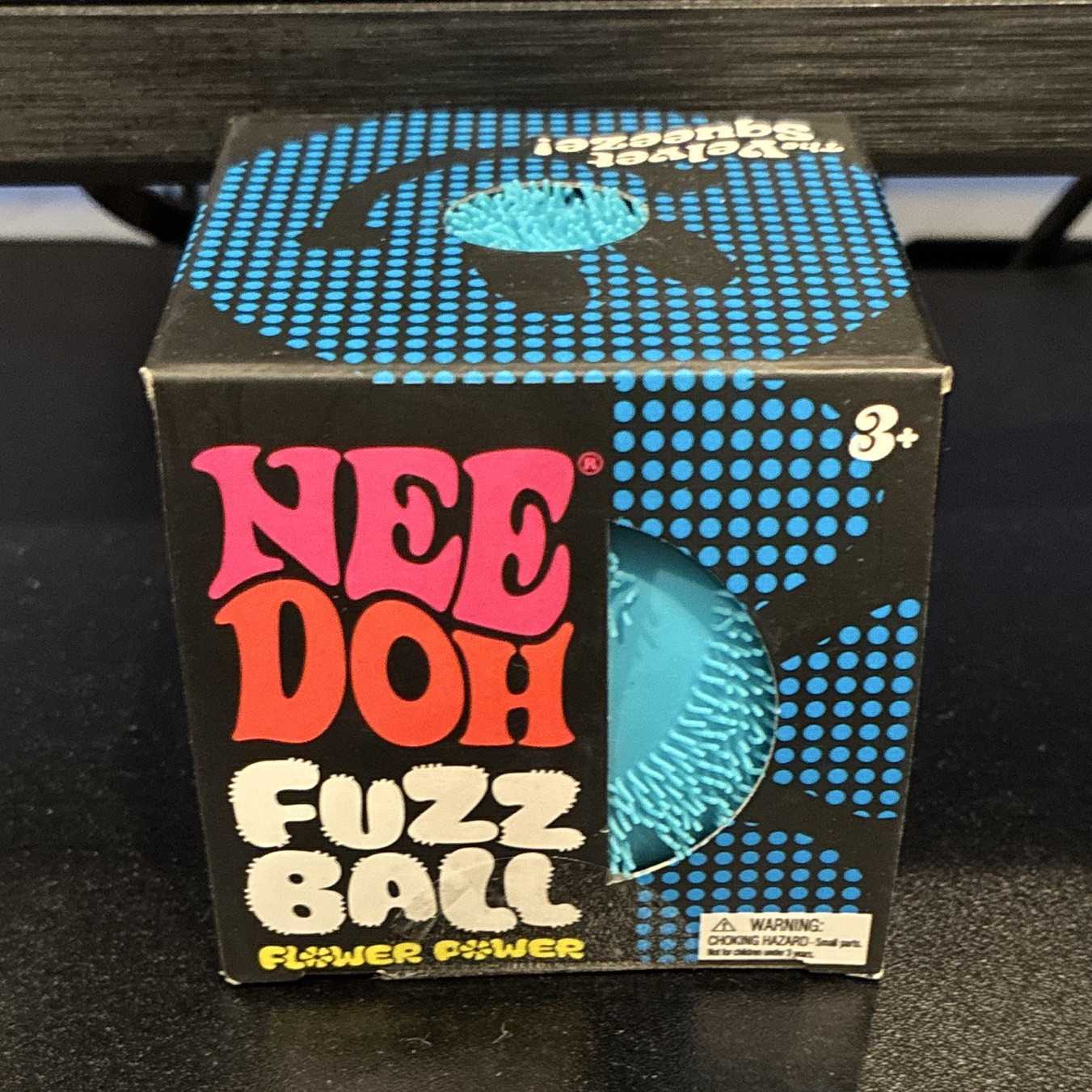 Nee Doh Squeeze Ball Tear-Resistant Blue 2.5 in Polyvinyl Alcohol Gel