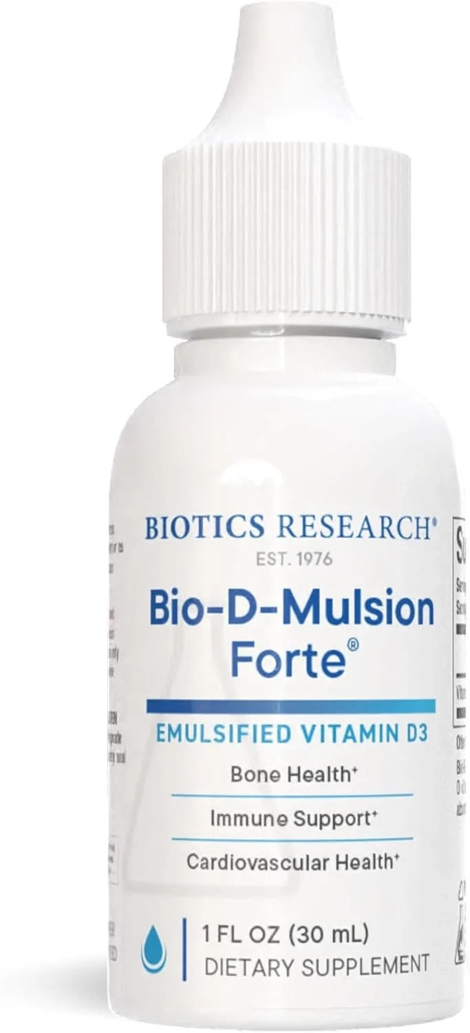 Biotics Research Bio D Mulsion FORTE Emulsified Vitamin D3 Drops 2000 IU