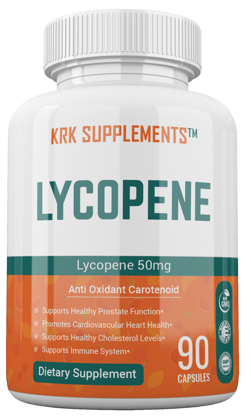 1 Bottle Lycopene 50mg Prostate Support Health Supplement
