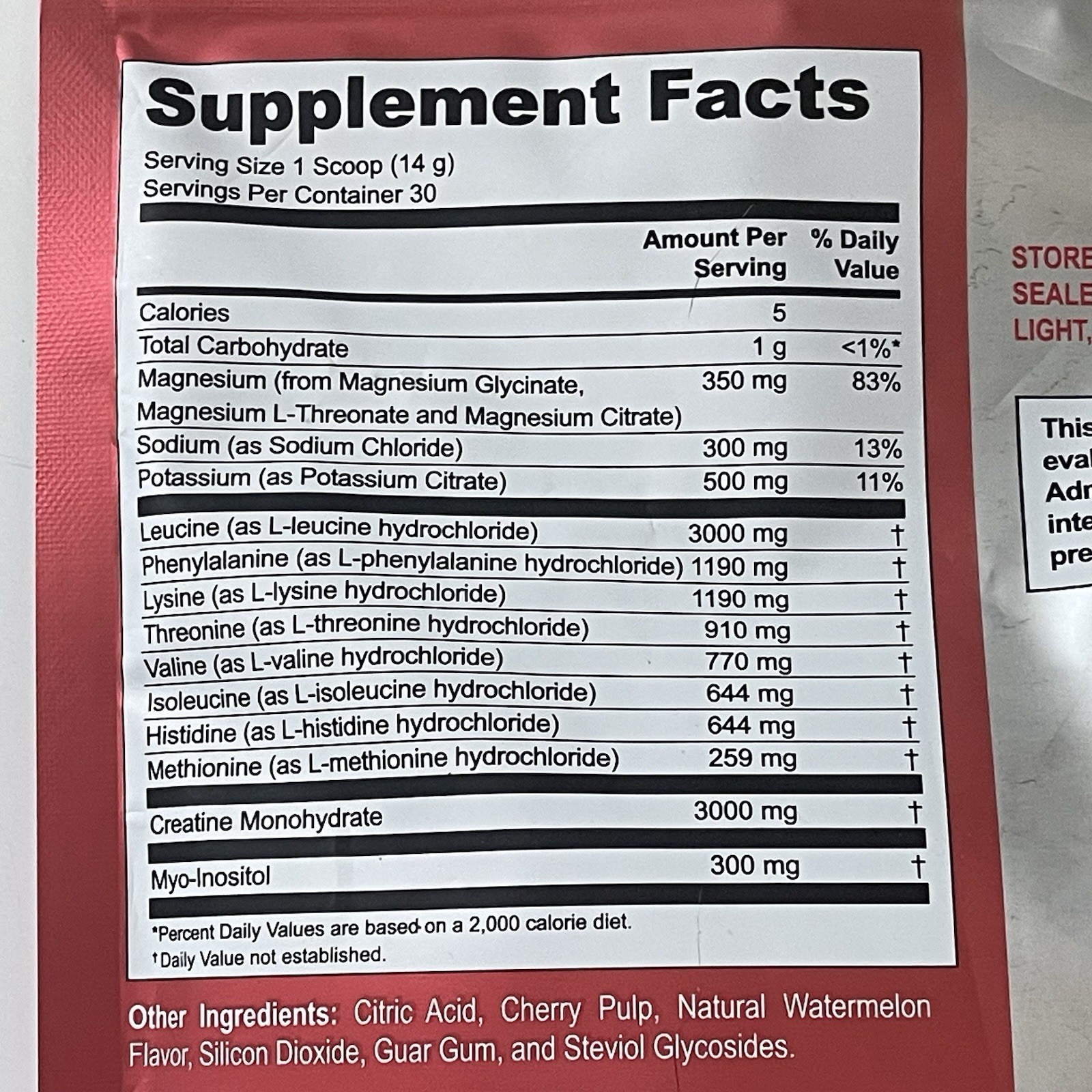 Vital Heath Performance Plus Creatine And Eletrolite14.8 Oz Magnesium Exp12/27