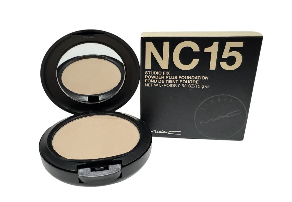 MAC Studio Fix Powder Plus Foundation – NC15 15g/0.52oz. New In Box