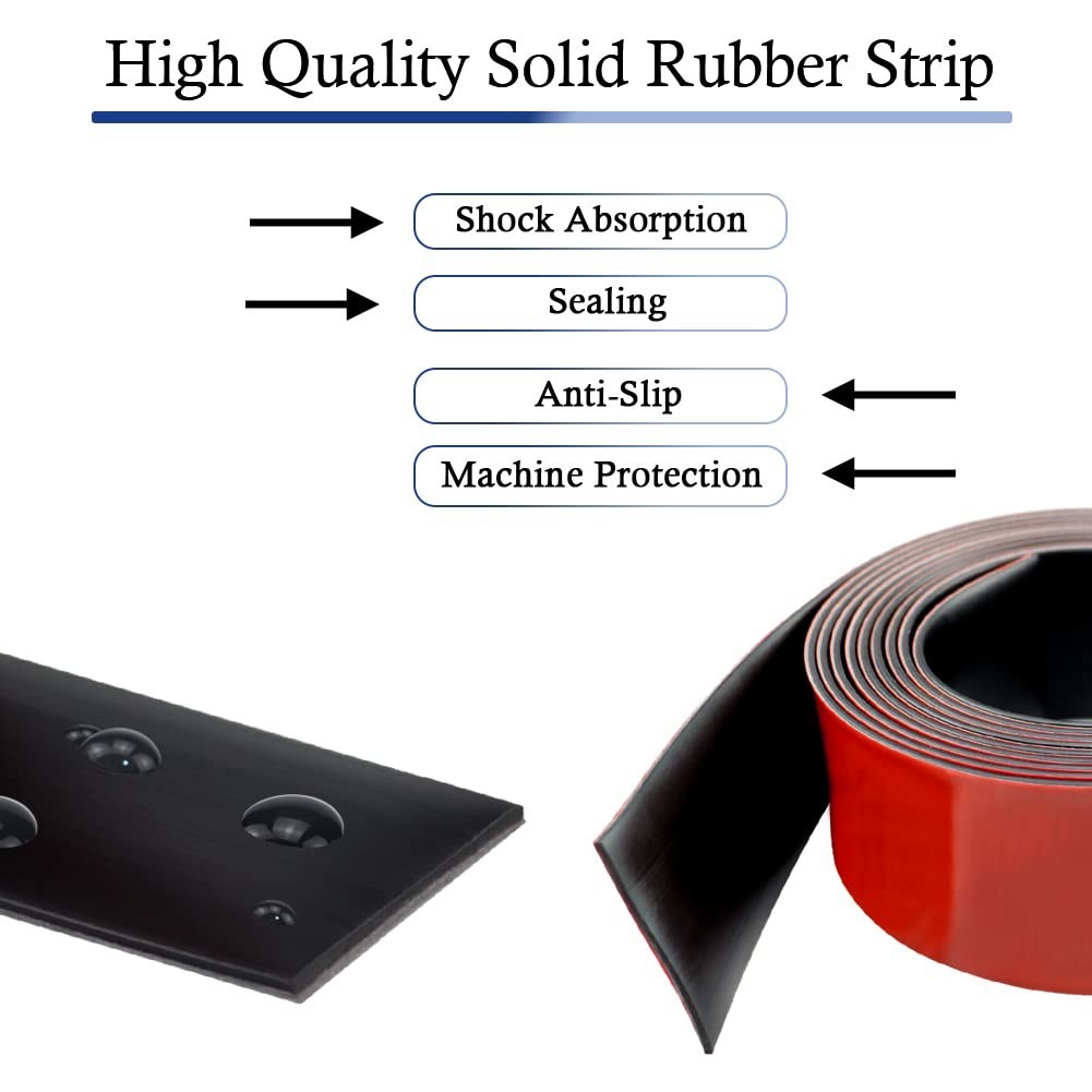 High Quality Neoprene Rubber Rolls – 2″ Wide x 1/8″ Thick