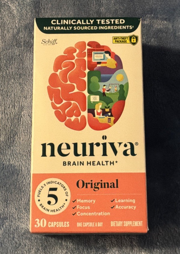 Neuriva Brain Health Original, Memory Focus Concentration, 30ct, 09/2026