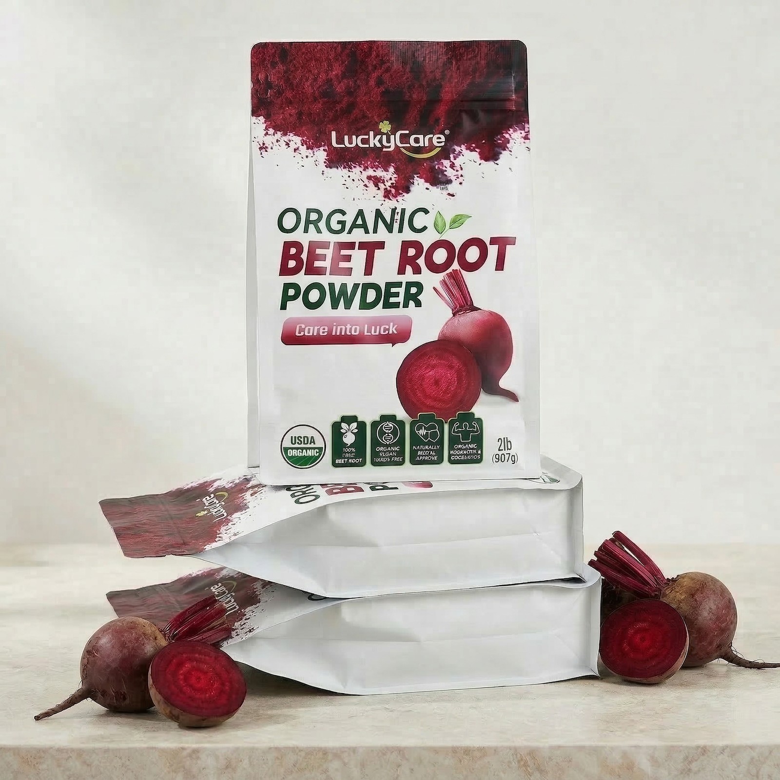 Organic Beet Root Powder 100% Pure Nitric Oxide Boosting Beetroot Supplement