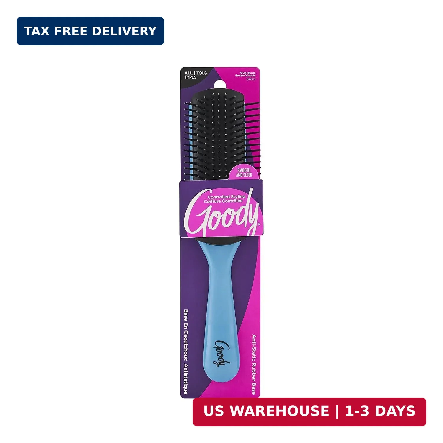 Goody Straight Talk Rubber Styler Brush 1 ea (Pack of 1)