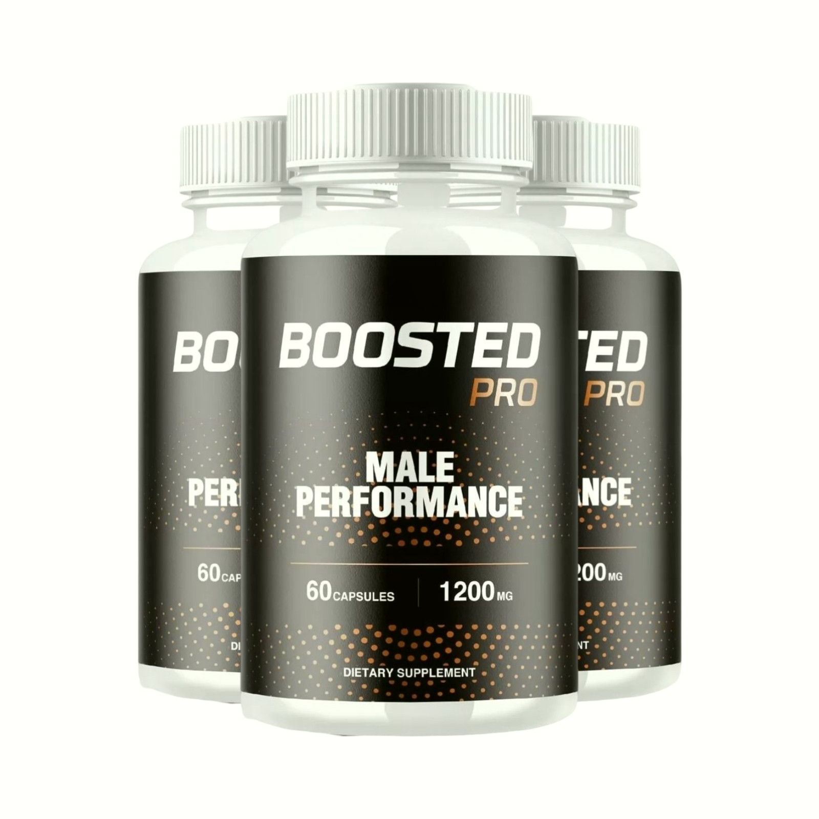 3-Pack Boosted Pro Softgels for Male Performance and Energy – 180 Capsules