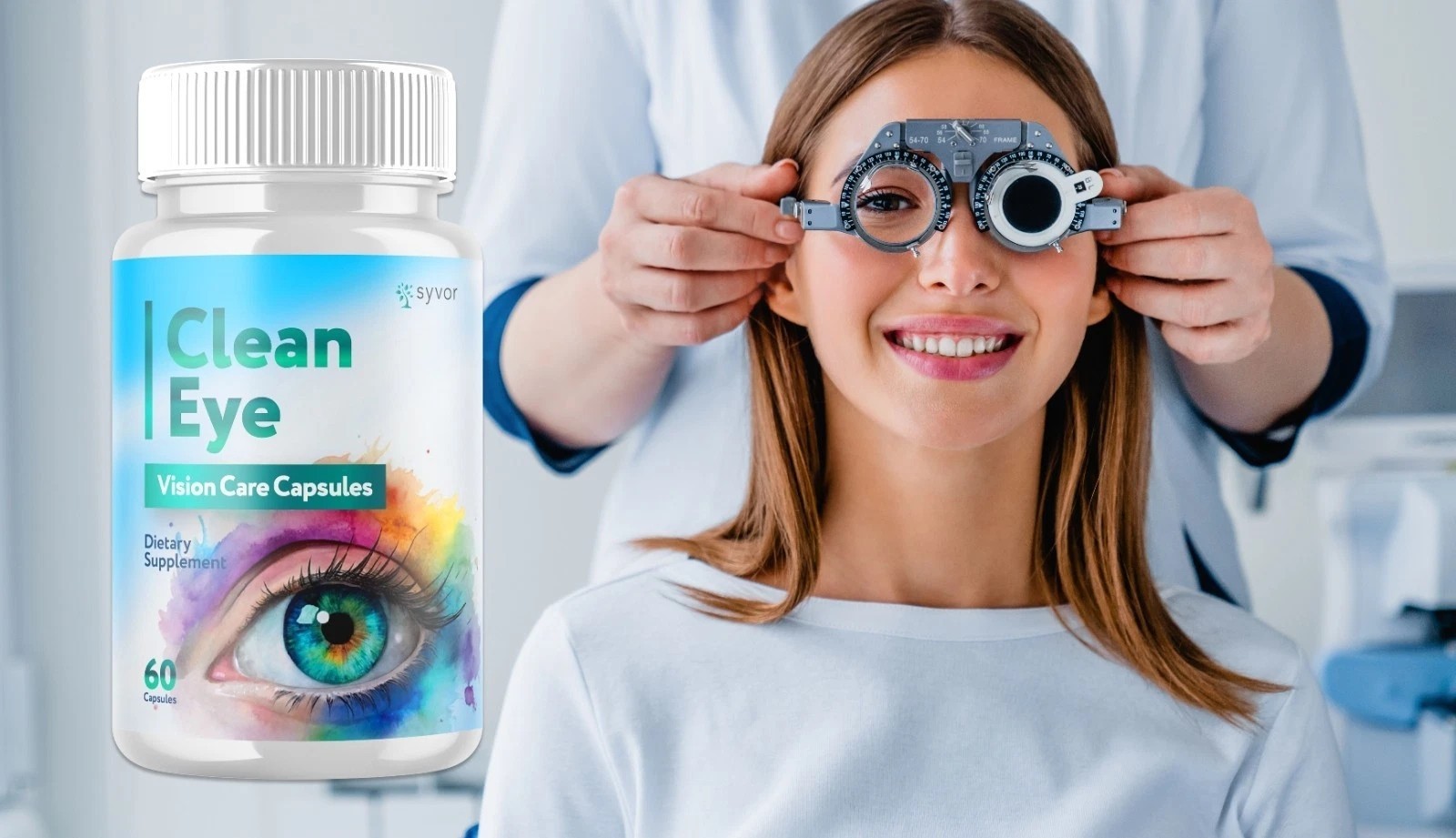 (3 Pack) Clean Eye Advanced Support For Healthy Eye Vision CleanEye 180 Capsules