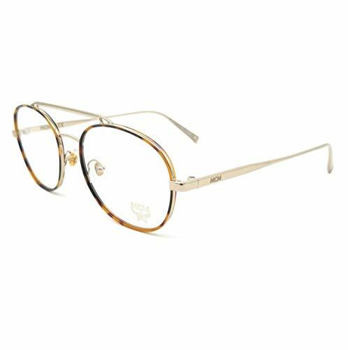 NEW MCM 2120 741 Shiny Gold & Havana Eyeglasses 51mm with Case